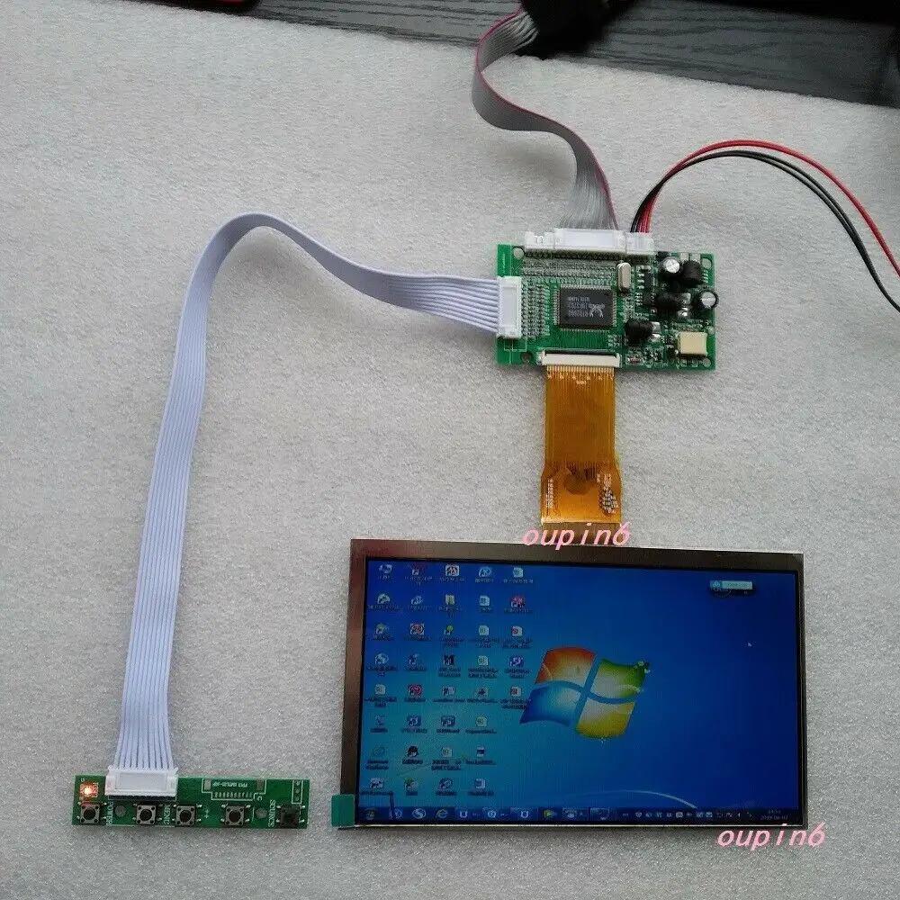Комплект платы контроллера DIY VGA+ " ЖК-панель 1024X600 EJ070NA-13B монитор экрана