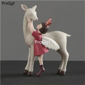 Ngryise 1Pcs A Set Everyday doing same thing statue many species - Color: Light Green