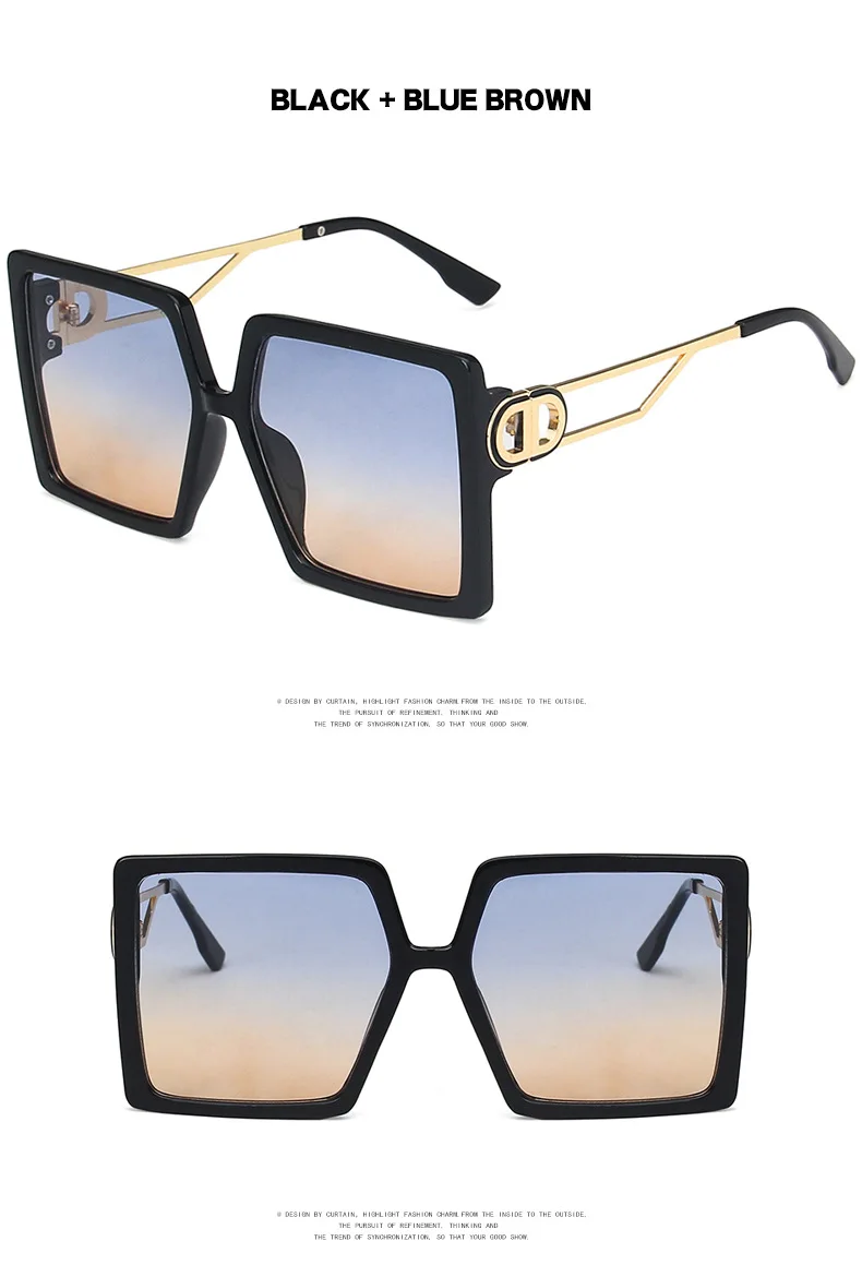 Hollow Square Sunglasses