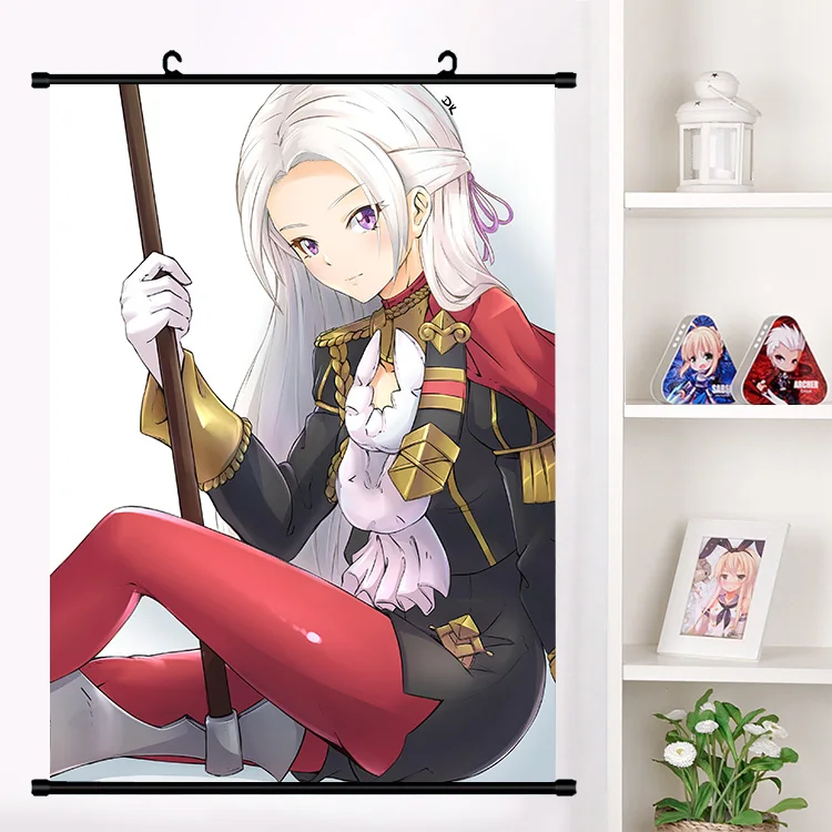 Аниме огненная эмблема: три дома Byleth Edelgard Клода ДИМИТРИ сотису настенный Свиток Плакат настенный висячий плакат домашний декор - Цвет: I
