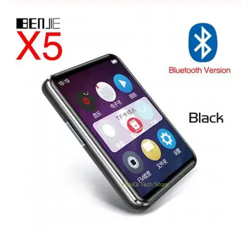 

HiMISS Mini MP3 Player BENJIE X5 Full Screen Bluetooth MP3 Player Student Version Portable MP4 Walkman Music Player