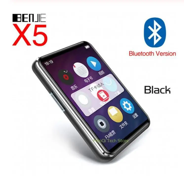 HiMISS мини mp3-плеер BENJIE X5 с полным экраном Bluetooth MP3-плеер Студенческая версия