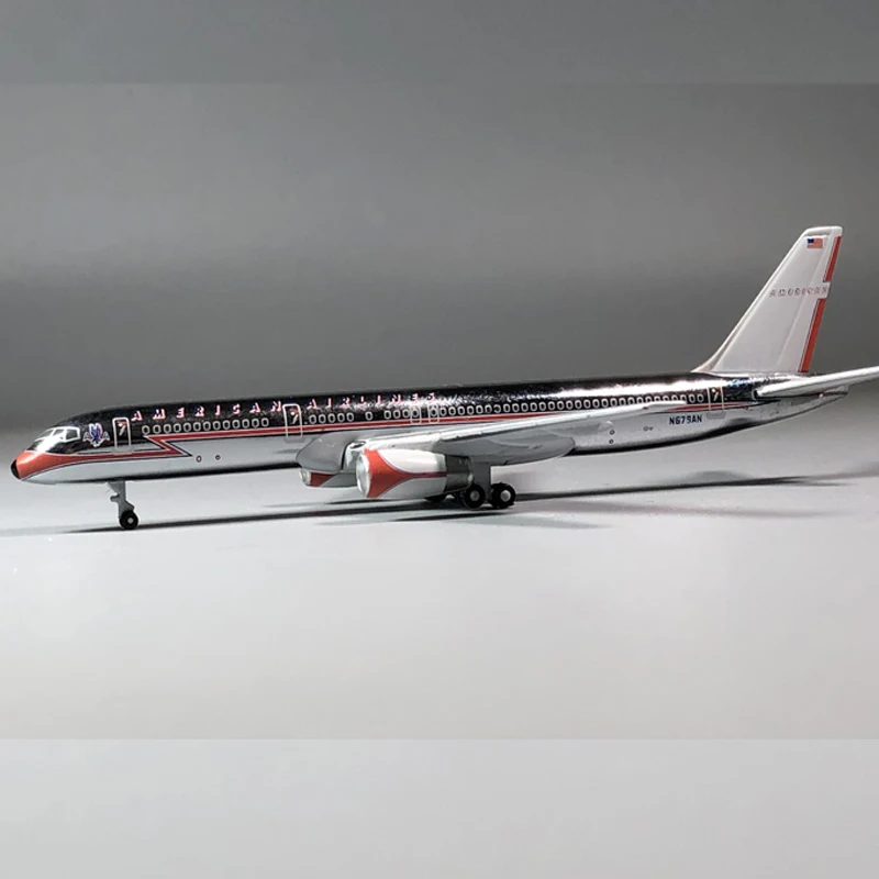 Оригинальная посылка, американская авиакомпания 757 N679AN, пассажирский самолет, статический дисплей, коллекция литья под давлением, рождественский подарок, 1:500