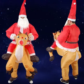 

Creative Inflatable Santa Claus Outdoors Christmas Decorations For Home Yard Garden Decoration Merry Christmas Supplies #