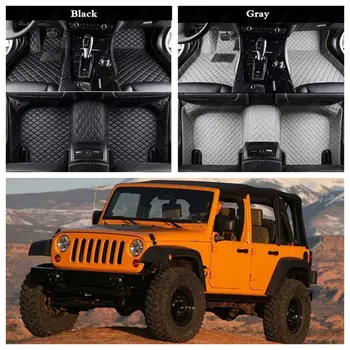 

Luxury Car Floor Mats for Jeep Commander Compass Patriot Renegade Wrangler Grand Cherokee Car Foot Mat Automobile Carpet Cover