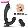 PHANXY Silicone Remote Anal Vibrator for Male Prostate Massager Anal Plug Adult Sex Toys Masturbators Women Vagina Stimulator 1