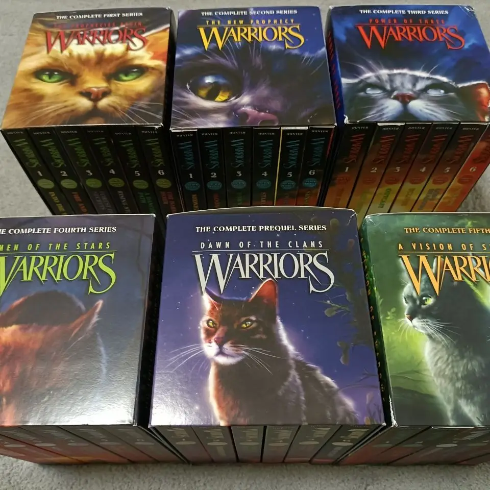 Set of 6 book Cat Samurai Part One Two Three Four Complete English