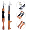 Sougayilang Telescopic Fishing Rod 1.6M Cork Handle Spinning/Casting Fishing Role Carbon Fiber Protable Travel Fishing Rod Pesca ► Photo 2/6