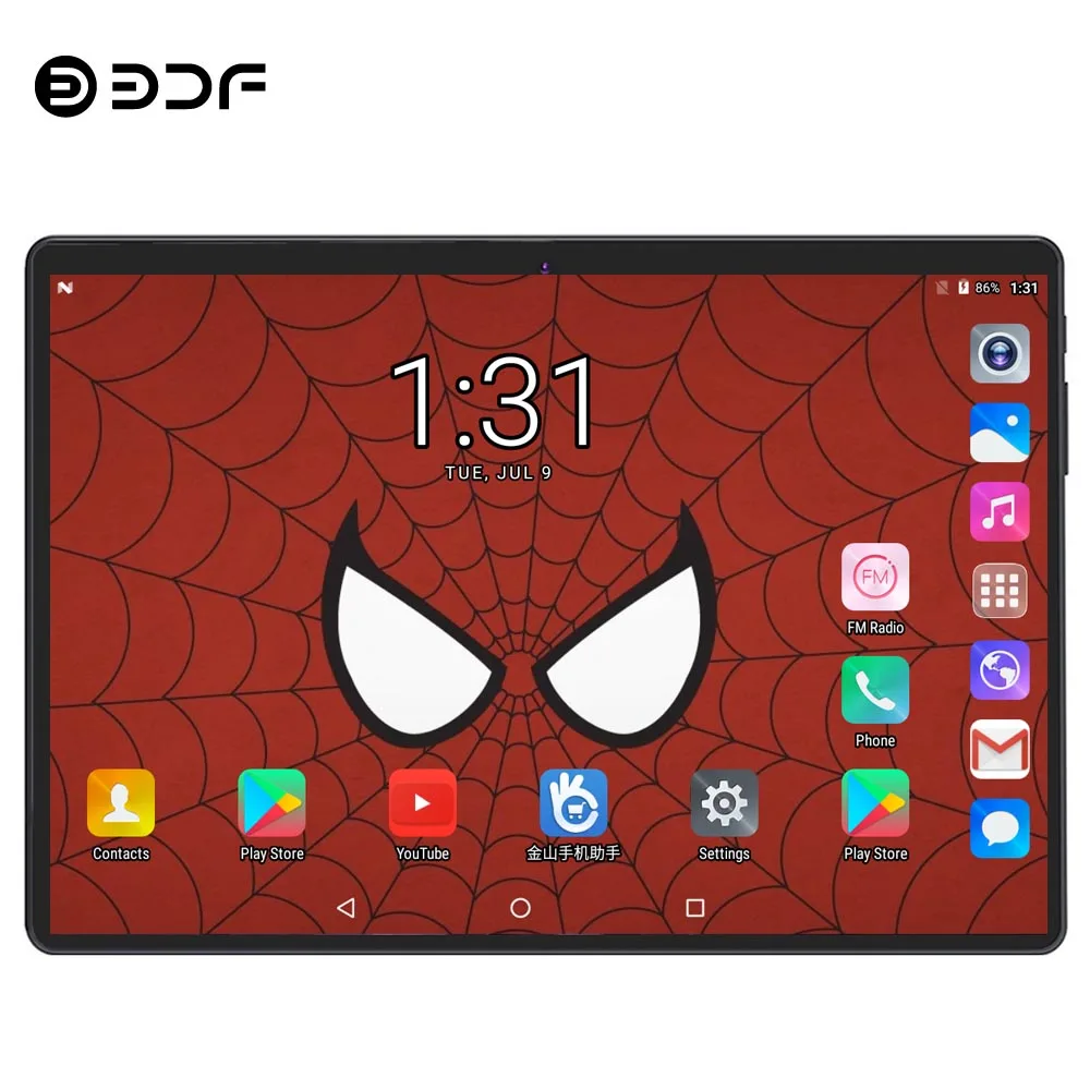 BDF 10 дюймов Android 9 0 планшетный ПК 8 ГБ/128 ГБ планшеты десять ядер 1280*800 IPS Мини