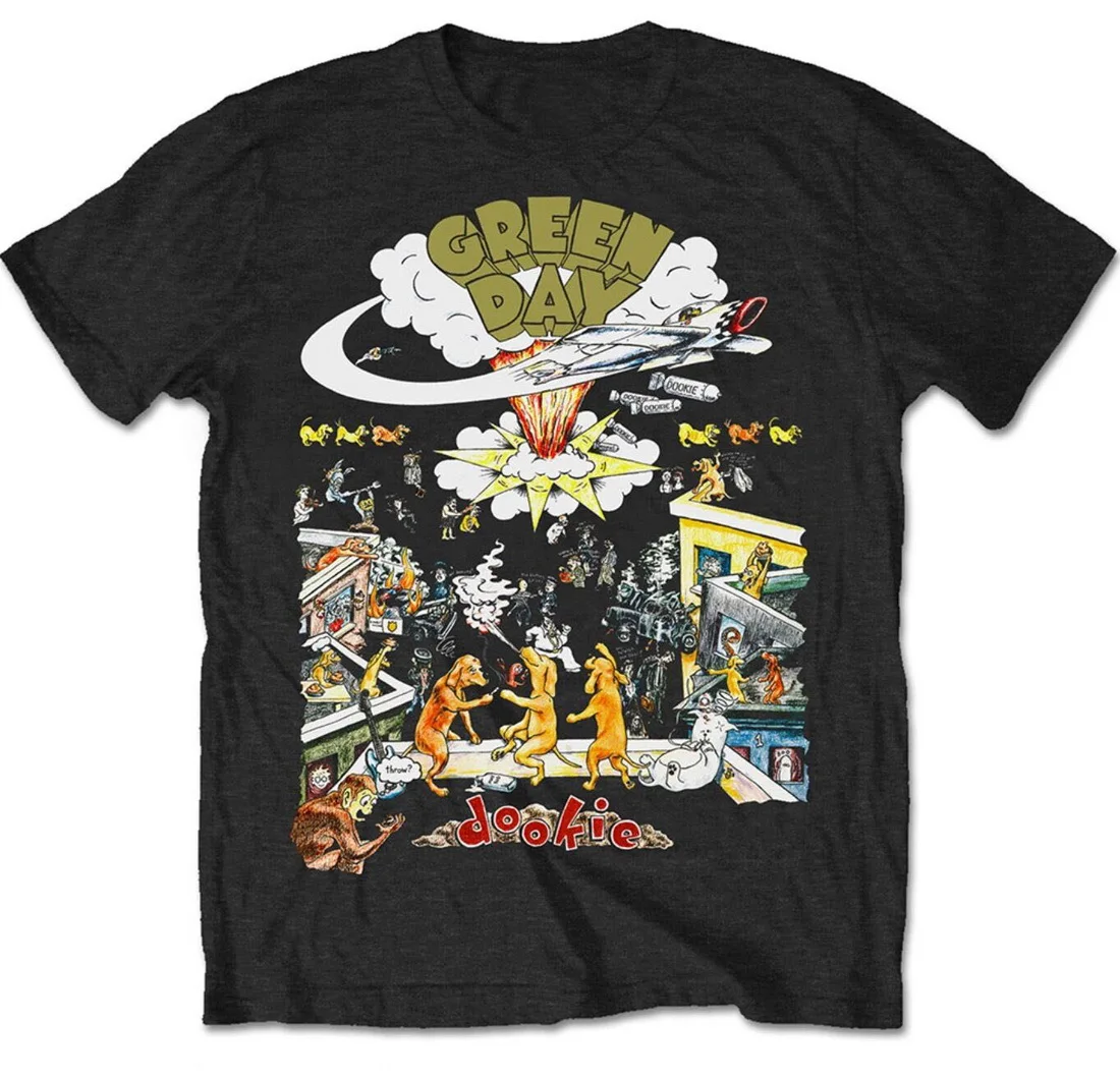 GREEN DAY Special Edition Men's Tops Tee T Shirt 1994 Tour Dookie Official Band Merch Homme Plus Size T-Shirt |
