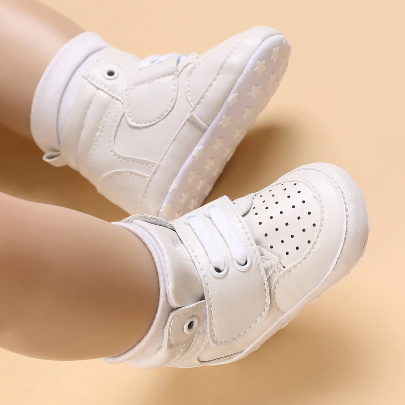 Baby Shoes Boy Newborn Infant Toddler Casual Comfor Cotton Sole Anti-slip PU Leather First Walkers Crawl Crib Moccasins Shoes images - 6