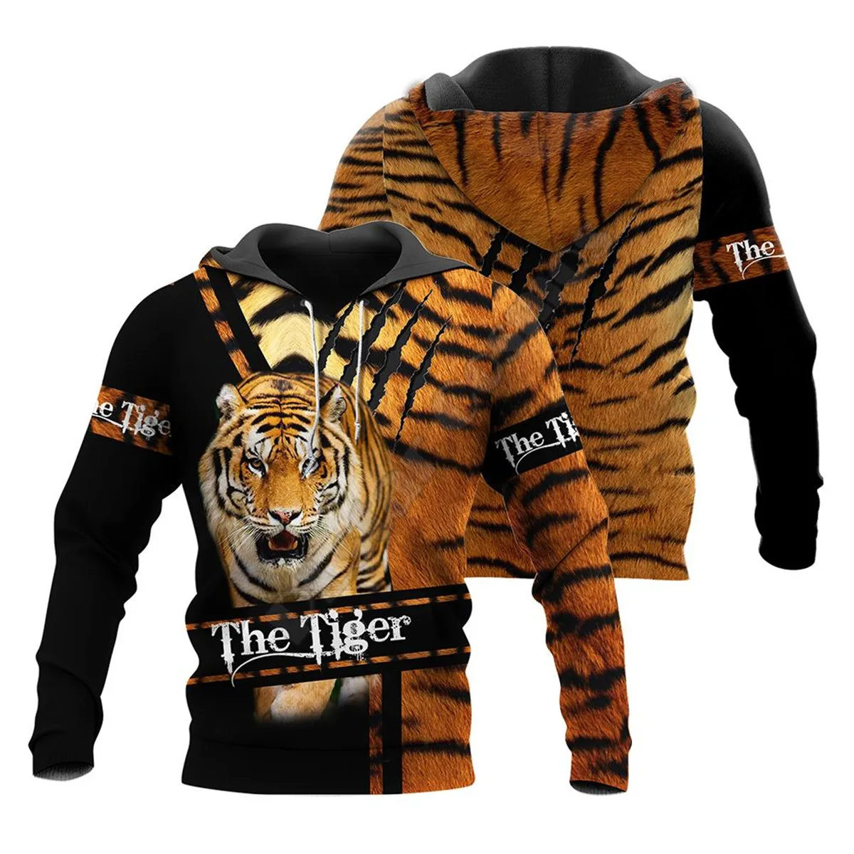 Amazing Tiger 3D printed Hoodies sweatshirts Men Women Fashion Hooded