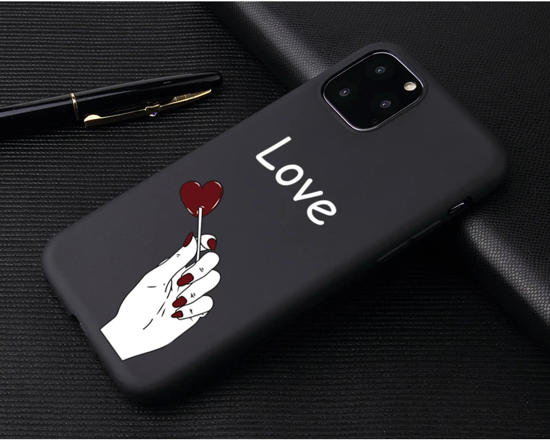 Funy Lover дизайнерский Мягкий ТПУ чехол для iPhone 7 6s 6 8 Plus X матовый чехол для iPhone XR XS 11Pro Max 5 5S SE Fundas Capa