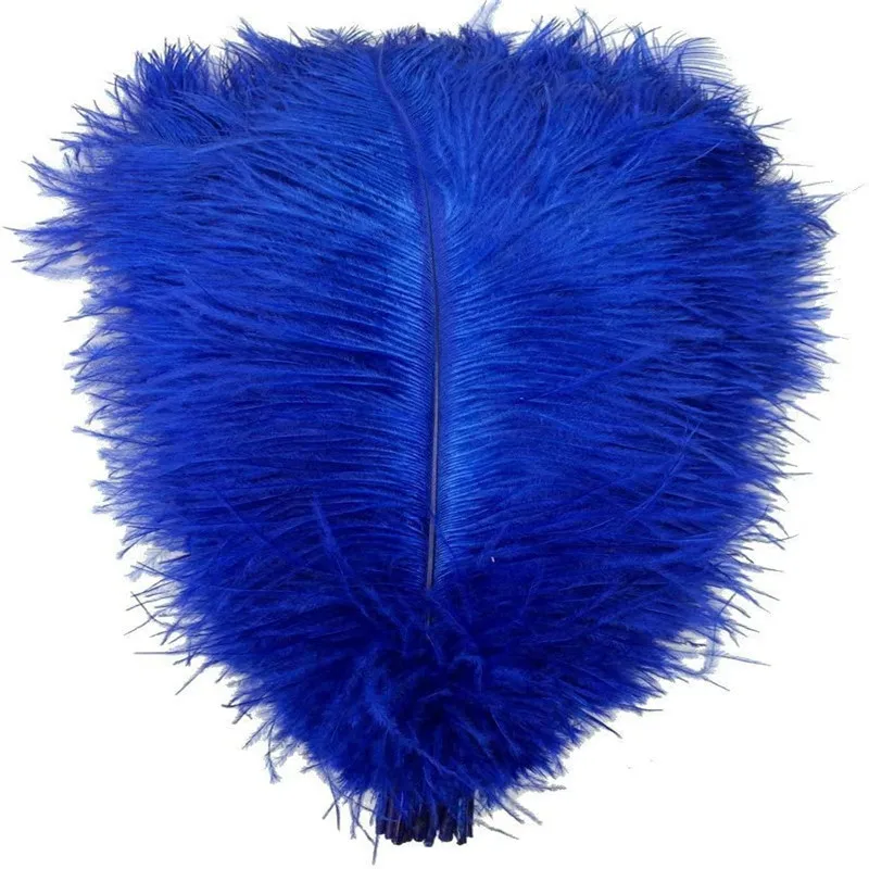 Ostrich Feathers 14-16 (10 pcs) - Royal Blue