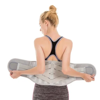 

Lower Back Waist Support Brace Belt Waist Back Pain Double Adjustable Back Brace Lumbar Relief Health Care Braces