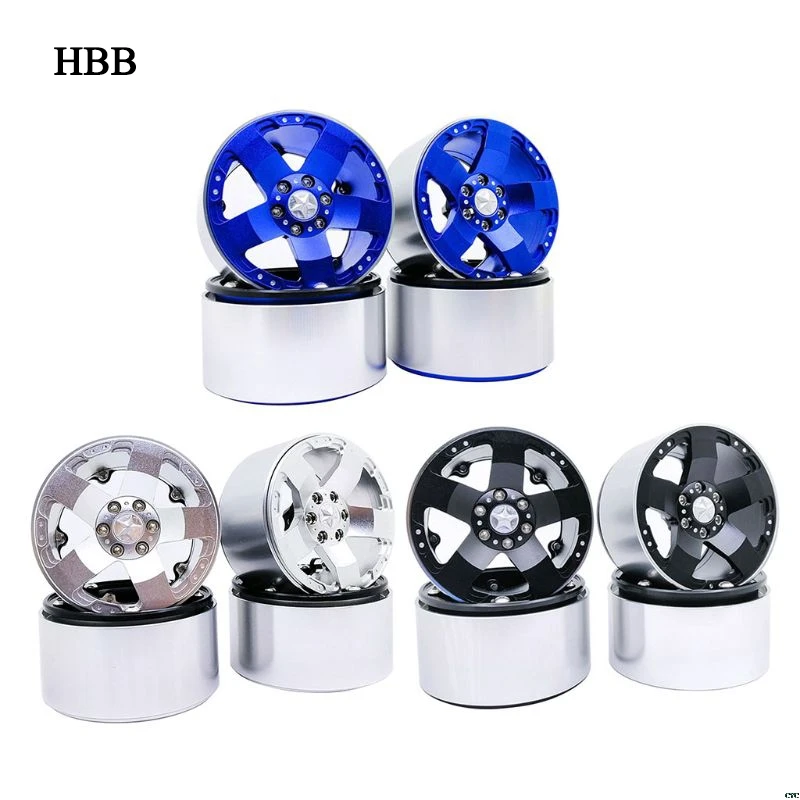 

2.2 inch RC 1:10 Rock Crawler Alloy Wheels Rims for RC Crawler Axial SCX10 Wraith 90018 Wheels Hub