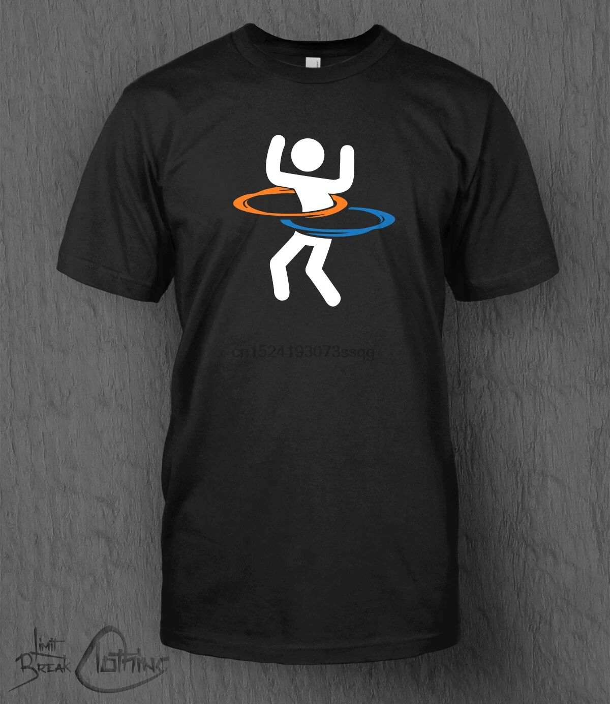 ポータル Tシャツフラポータルで Hooping メンズケーキは嘘 Pc Glados T Shirts Aliexpress