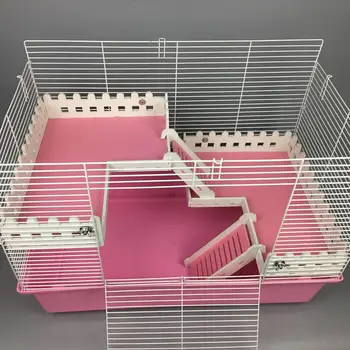 

AsyPets Pet Cage Fence with Ladder Toy for Syrian Hamster Supplies Used for activities of rodents and other small animals