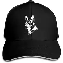 Мужская Женская кепка на заказ, крутая немецкая овчарка, Дальнобойщик, простая регулируемая бейсболка
