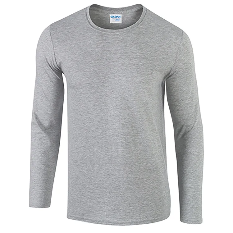 

GILDAN Giordan 76400 MEN'S Long-sleeved T-shirt Solid Color Cultural Shirt Crew Neck Base Shirt