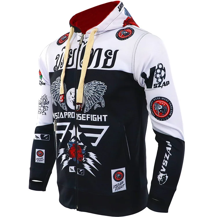 VSZAP мужская толстовка с длинным рукавом Xxxtentacion толстовки MMA фитнес беговые толстовки с розовым принтом стрейч черная толстовка с капюшоном