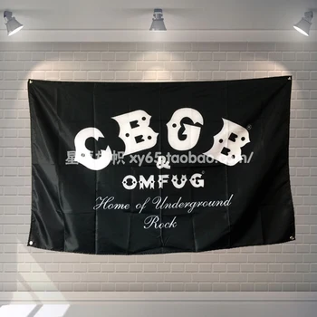 

"CBGB" 56X36 inches large banner retro rock band logo poster cloth painting Bar Cafes hostel home decor