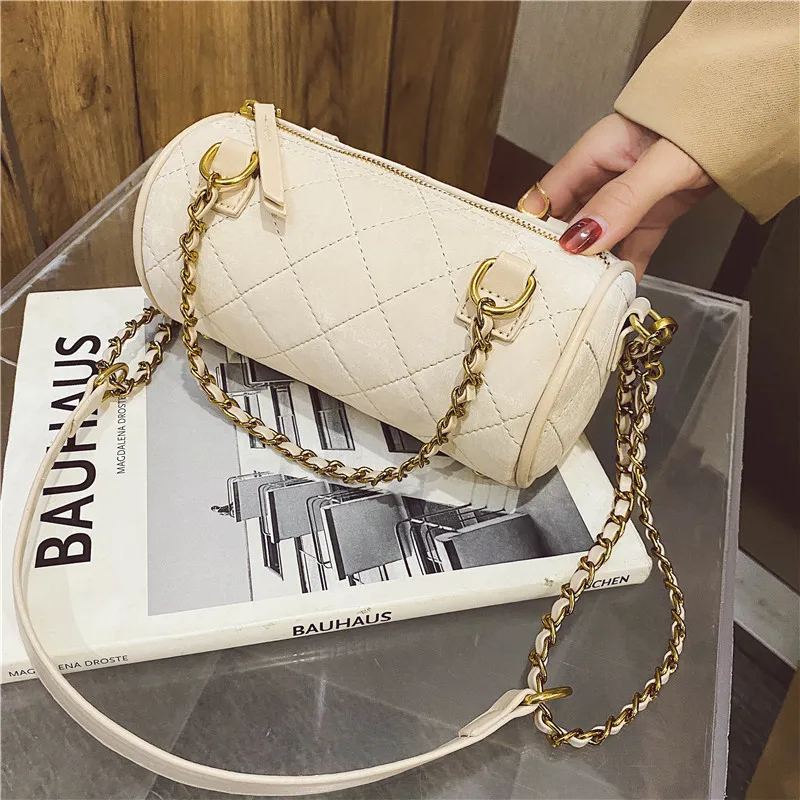 

Fashion PU Leather Messenger Crossbody Bags Luxury Rhombic Pattern Handbags 2020 New Womens Chain Shoulder Bag Trend Ladies Bags