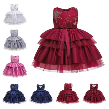

Kids Tutu Birthday Princess Party Dress for Girls Infant Lace Children Bridesmaid Elegant Dress for Girl baby Girls Clothes
