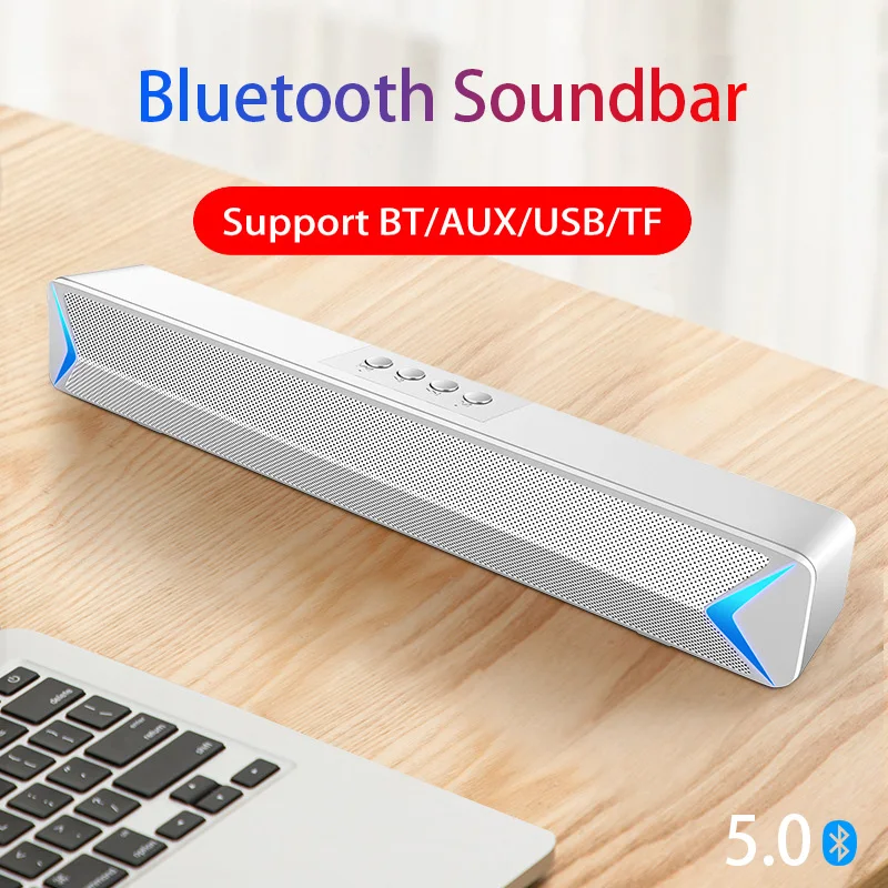 2020 ТВ звуковая панель AUX USB FM радио проводной и беспроводной Bluetooth домашний