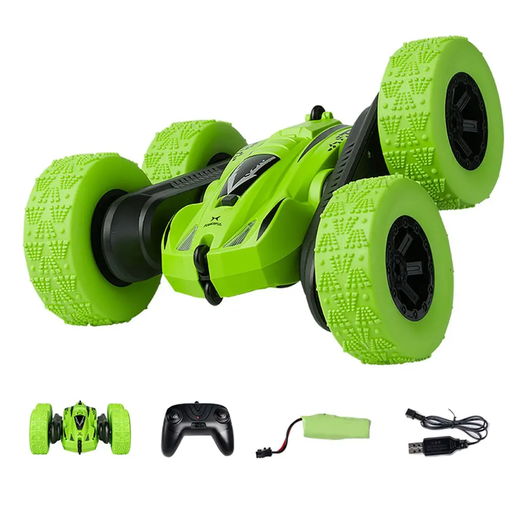 1/18 RC автомобиль 360 градусов рулон двухсторонний трюк Высокая скорость