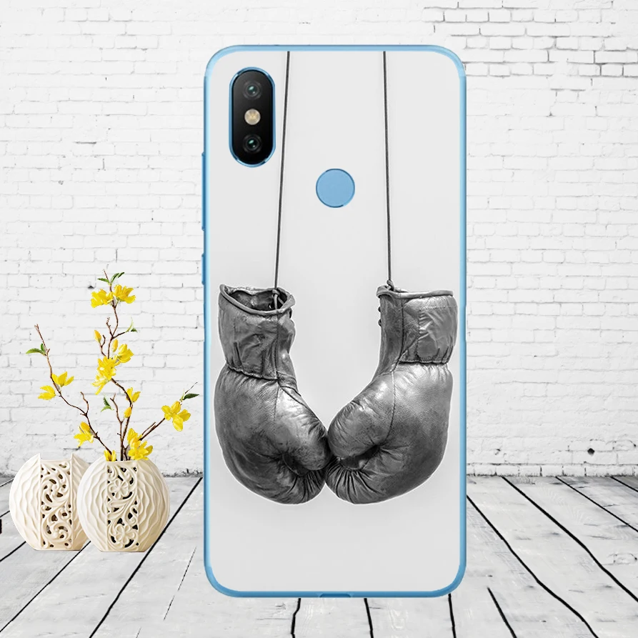 21 50DD Muay тайская борьба бокс Мягкий силиконовый чехол для Xiao mi Red mi 6 6a mi 8 a2 lite note 5 6 pro 7 Case - Цвет: 21