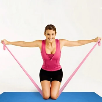 

Elastic Resistance Bands Expander Stretch Exercise Rubber Band Fitness Equipment Pull Rope Strength Training Gym Yoga Crossfit