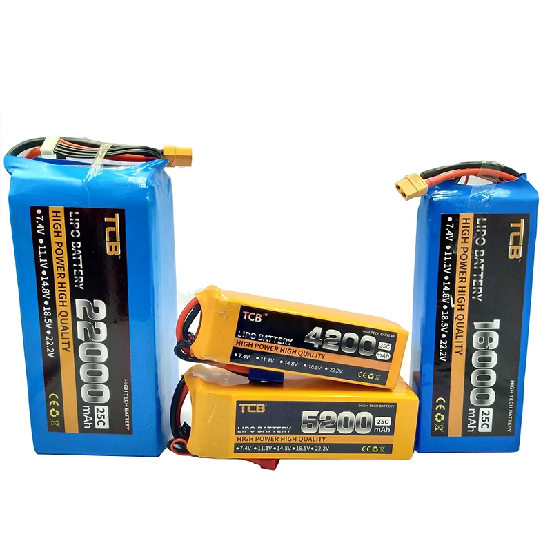 TCB RC LiPo батарея 3s 11,1 V 2200mah 2600mah 3500mah 4200mah 5200mah 10000mah 25C 35C для RC самолета автомобиля лодки 3S батареи