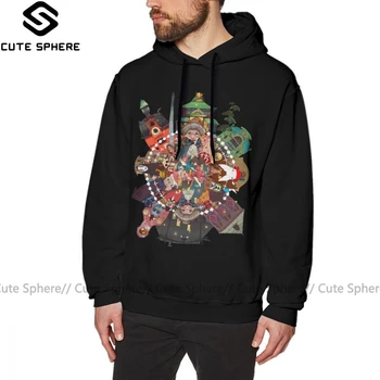 

Spirited Away Hoodie Spirited Away Hoodies Long Sleeve Streetwear Pullover Hoodie Popular Male Warm Over Size Purple Hoodies