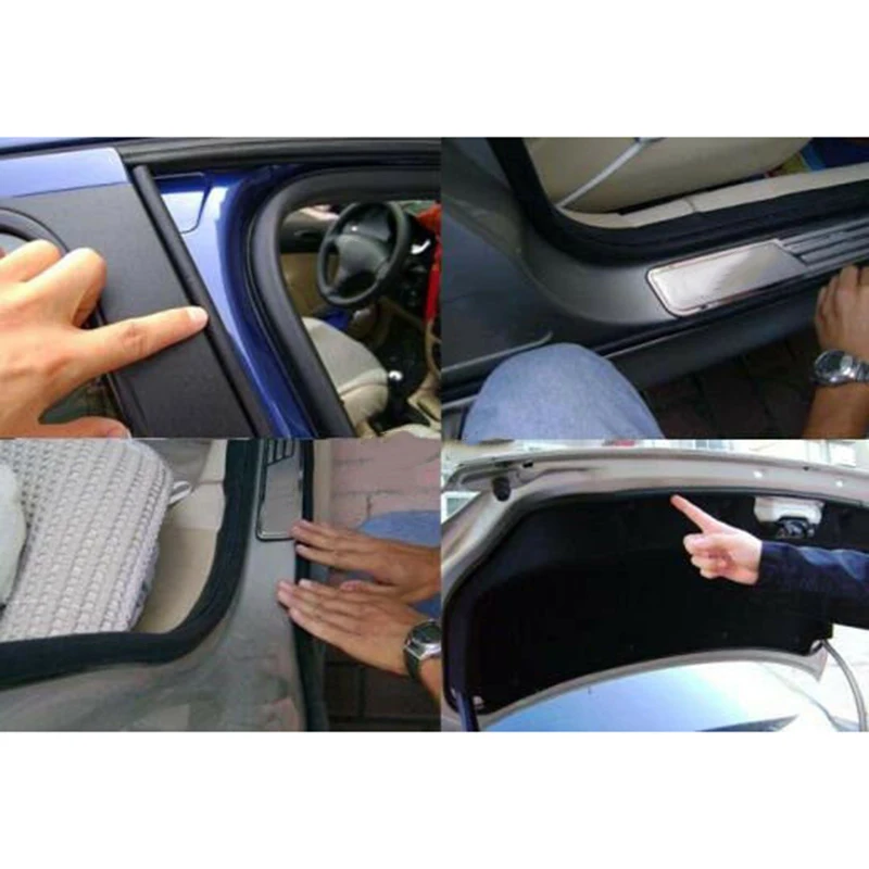 5M Big D-shape Window Door Rubber Seal Weather Strip Hollow Car Weatherstrip