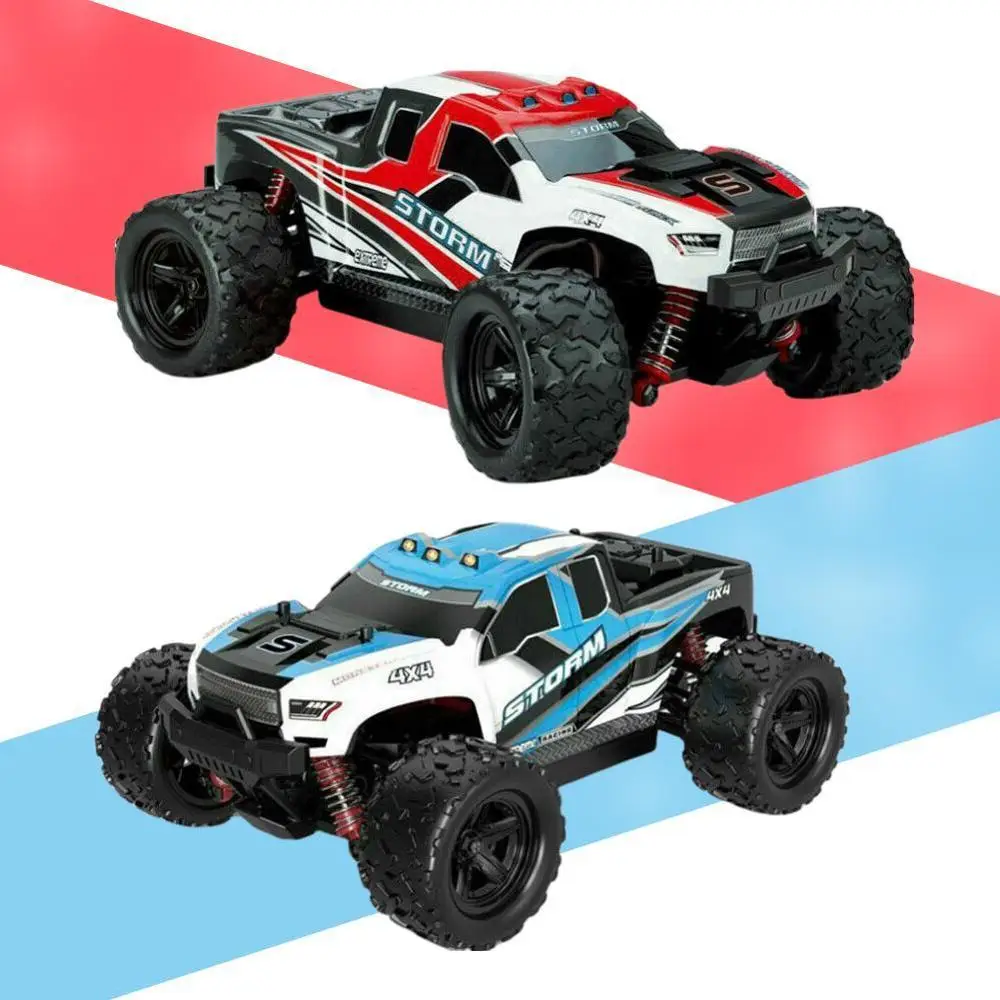

1/18 2.4G 4WD High Speed Big Foot RC Racing Car OFF-Road Vehicle Toy Drive Full-scale Explosion-proof PVC Car Shell High-speed