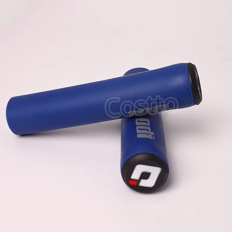 ODI MTB руль ручки для велосипеда силиконовые ручки для руля Анти-занос, удар-поглощающий мягкий горный велосипед ручка Аксессуары для велосипеда - Цвет: Blue 1 Pair