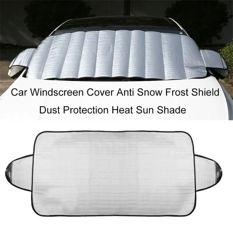 

1 Pc Practical Car Windscreen Cover Anti Ice Snow Frost Shield Dust Protection Heat Sun Shade Ideally for Front Car Windshiel