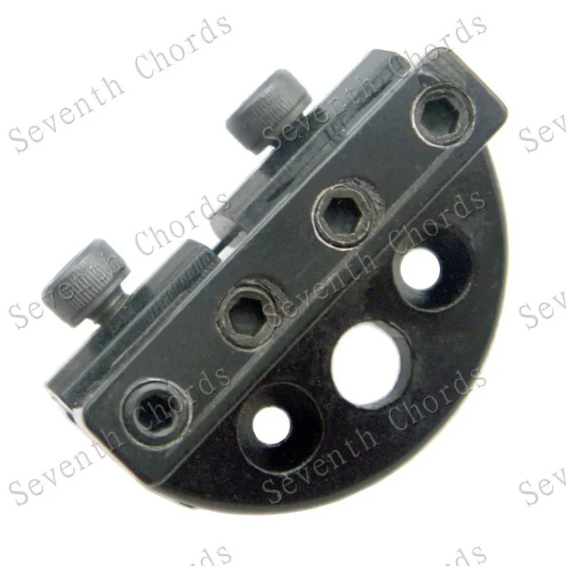 A Set of Black 4 String Headless Bass Guitar Locking Nut Guitar Accessories Parts Musical Instrument