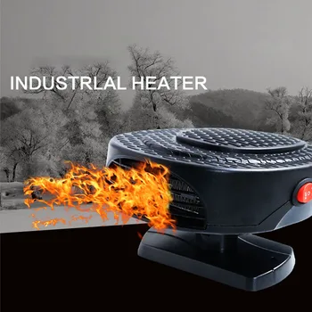 

2 In 1 Self Adhesive Universal Car Heater Defrosting ABS Vehicle Demister 360 Degree Rotatable Stable Interior Energy Saving