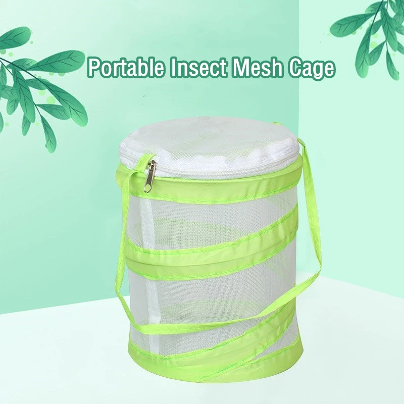 All Large Butterfly Habitat Cage Collapsible Terrarium Popup , Insect