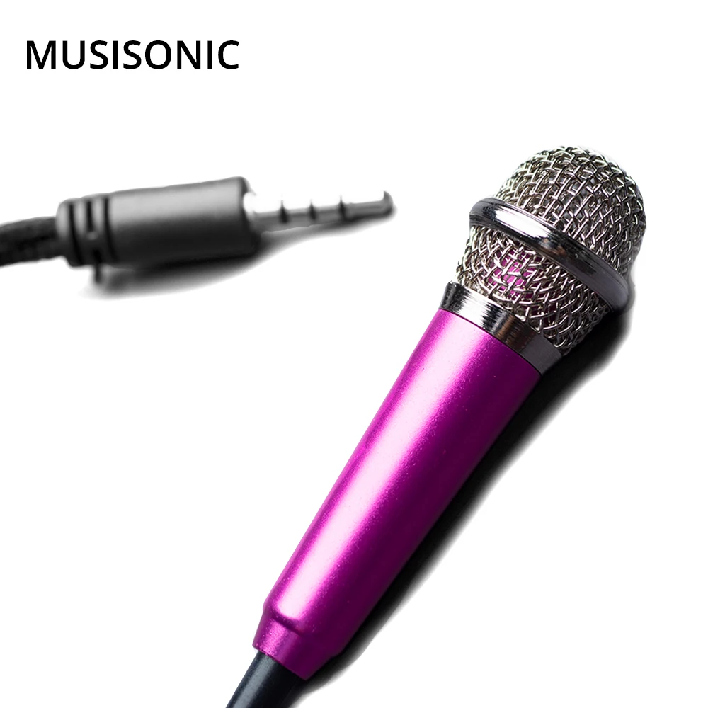 

Mobile phone K song microphone National K song bar microphone artifact hanging neck mobile phone microphone mini microphone
