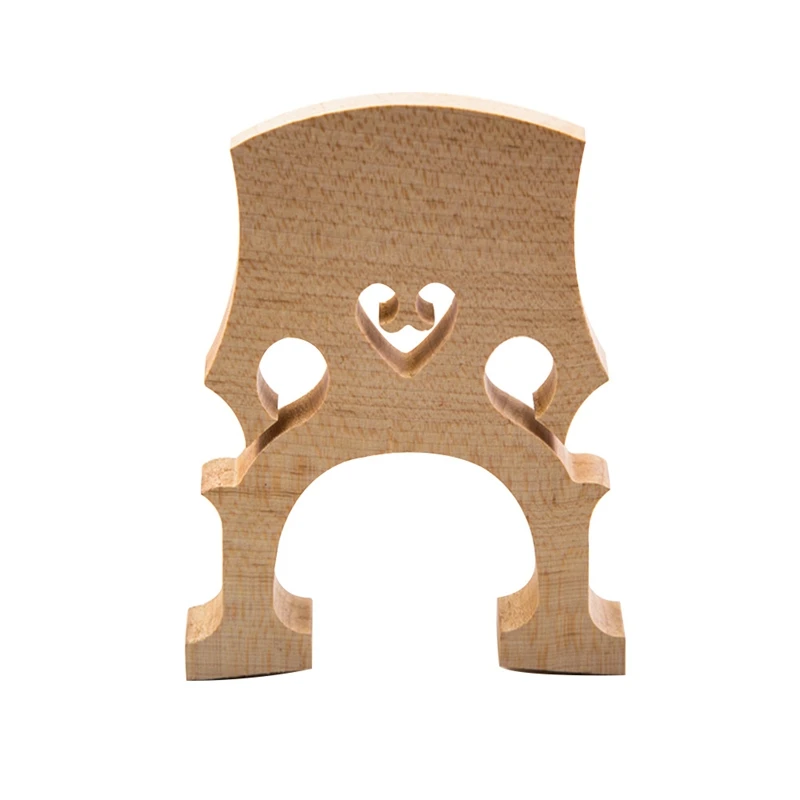 3/4 Regulated Double Bass Bridge Contrabass Bridge Upright Bass Bridge afbeelding