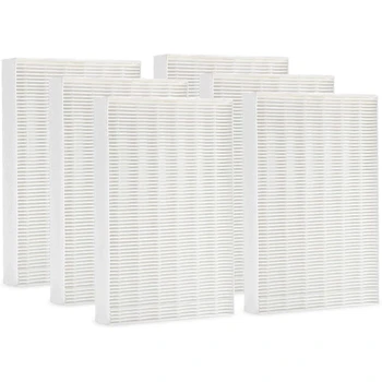 

True HEPA Replacement Filter Compatible for Honeywell HPA300, HPA200, HPA100, HPA090 Series Air Purifier, 6 Pack