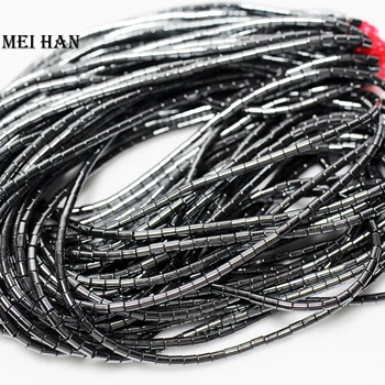 

Hematite Tubular 2*2.75mm(10strands/set) loose fashion beads for jewelry making & design