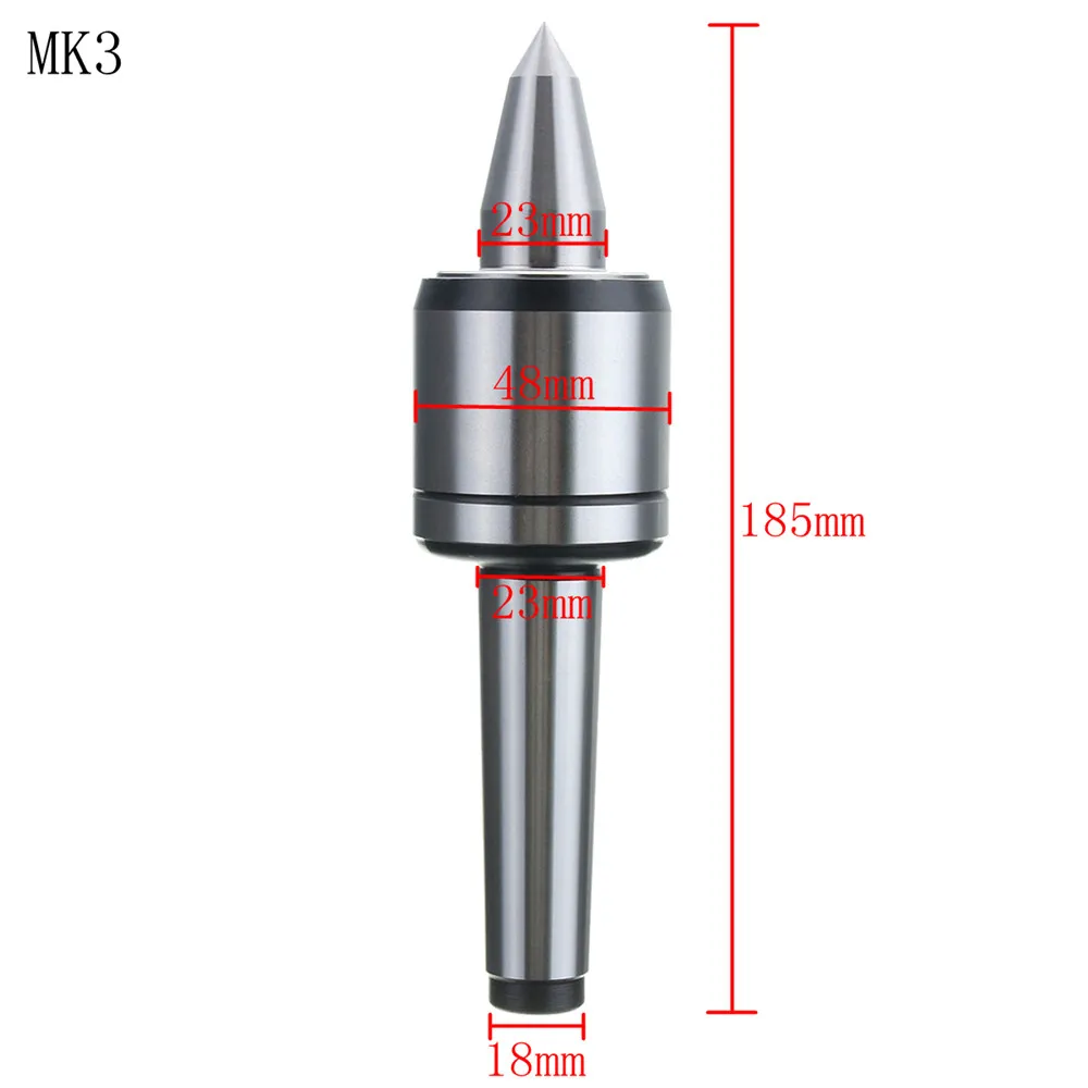MK1/MK2/MK3/MK4/MK5 60 градусов прямой фрезерный центр инструмент точность Морзе конический подшипник токарный Поворотный вращающийся-#4 - Длина режущей кромки: MK3