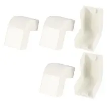 5 шт. 2 пути ПВХ внешний угол мини транкинг адаптер разъем 24 мм x 14 мм