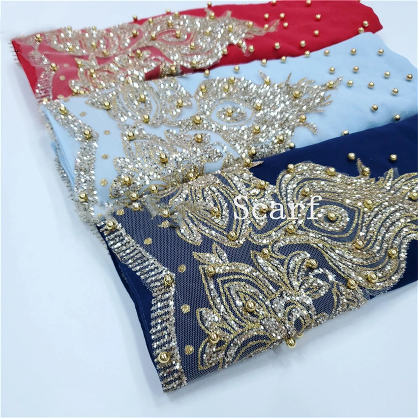 Хиджаб шарф абайя мусульманское платье женский Шелковый элегантные шарфы