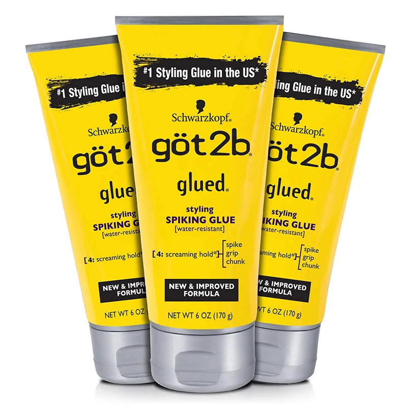 Water Resistant Got 2b Glued Styling Spiking Glue 1.25oz / 6oz hair bonding glue