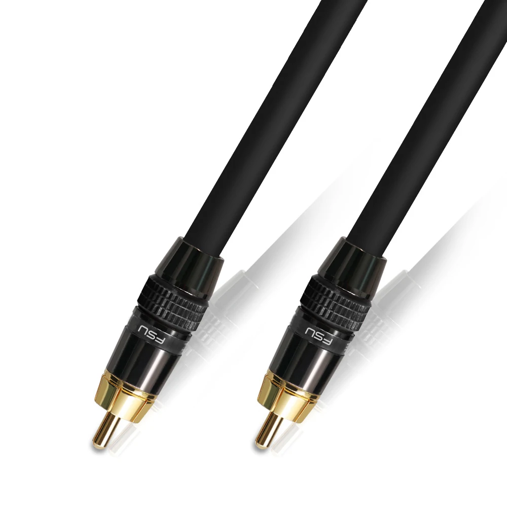 RCA кабель Hi Fi для мужчин аудио и видеокабель сплиттер стерео домашнего кинотеатра